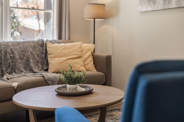 Round Coffee Table Decor